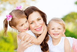 Happy family after successful fertility treatments from Naturopathic Doctor.