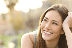 Girl with great skin after Naturopathic medicine treatment